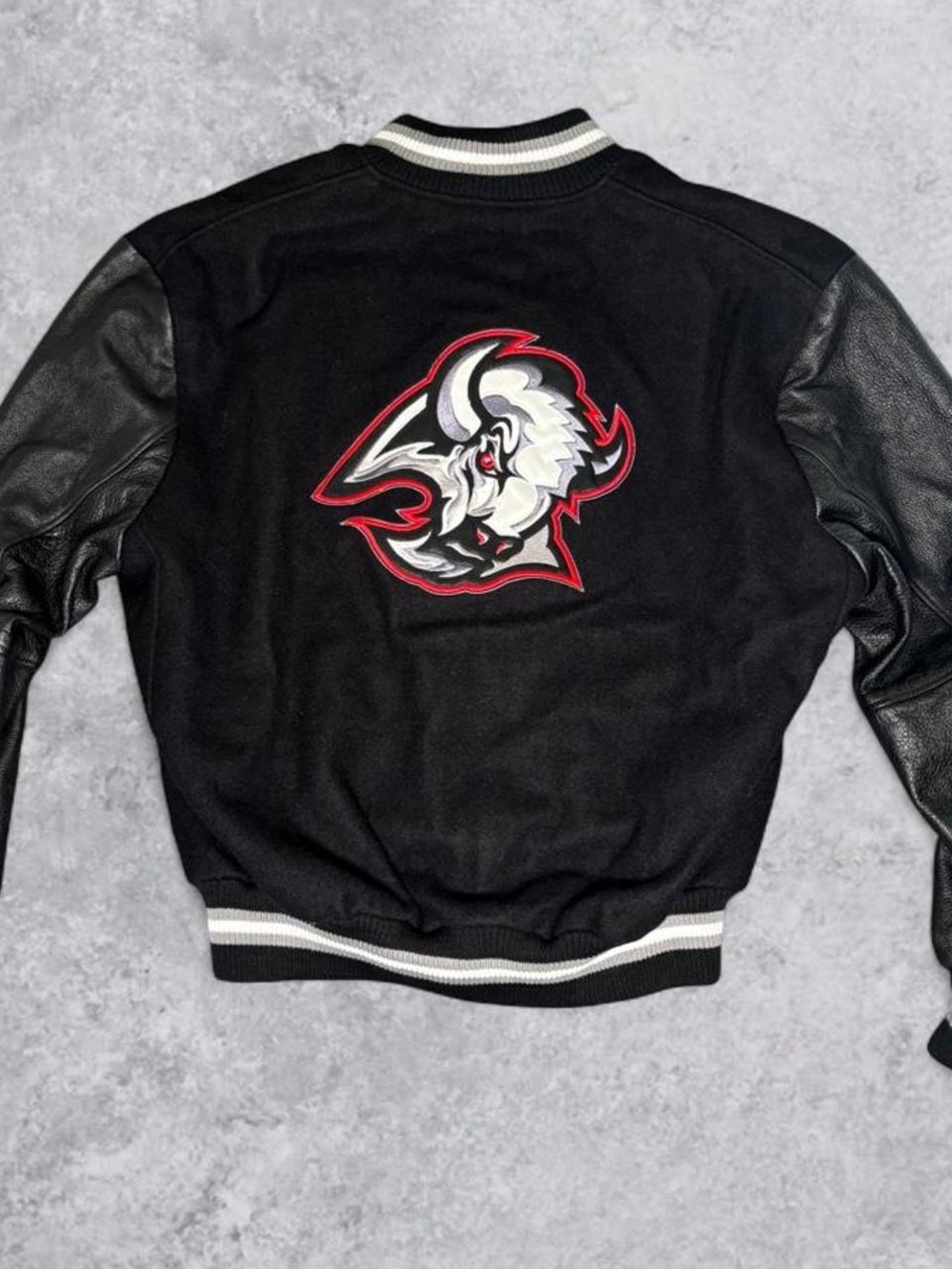 Vintage Roots Canada x Molson Canadian Buffalo Sabres Leather Varsity Jacket XL